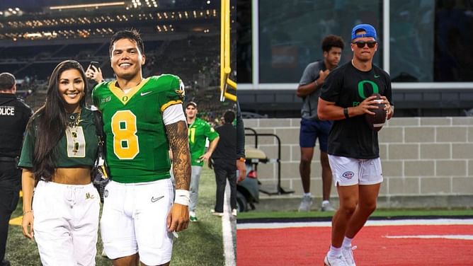PIC: Oregon QB Dillon Gabriel's fiancee Zoe Caswell geared up for game day by sharing snap of her breakfast
