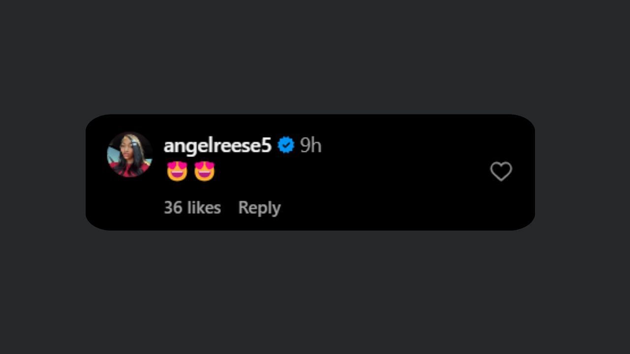 Angel Reese reacts to La La Anthony&#039;s IG post. (Credits: @lala/Instagram)