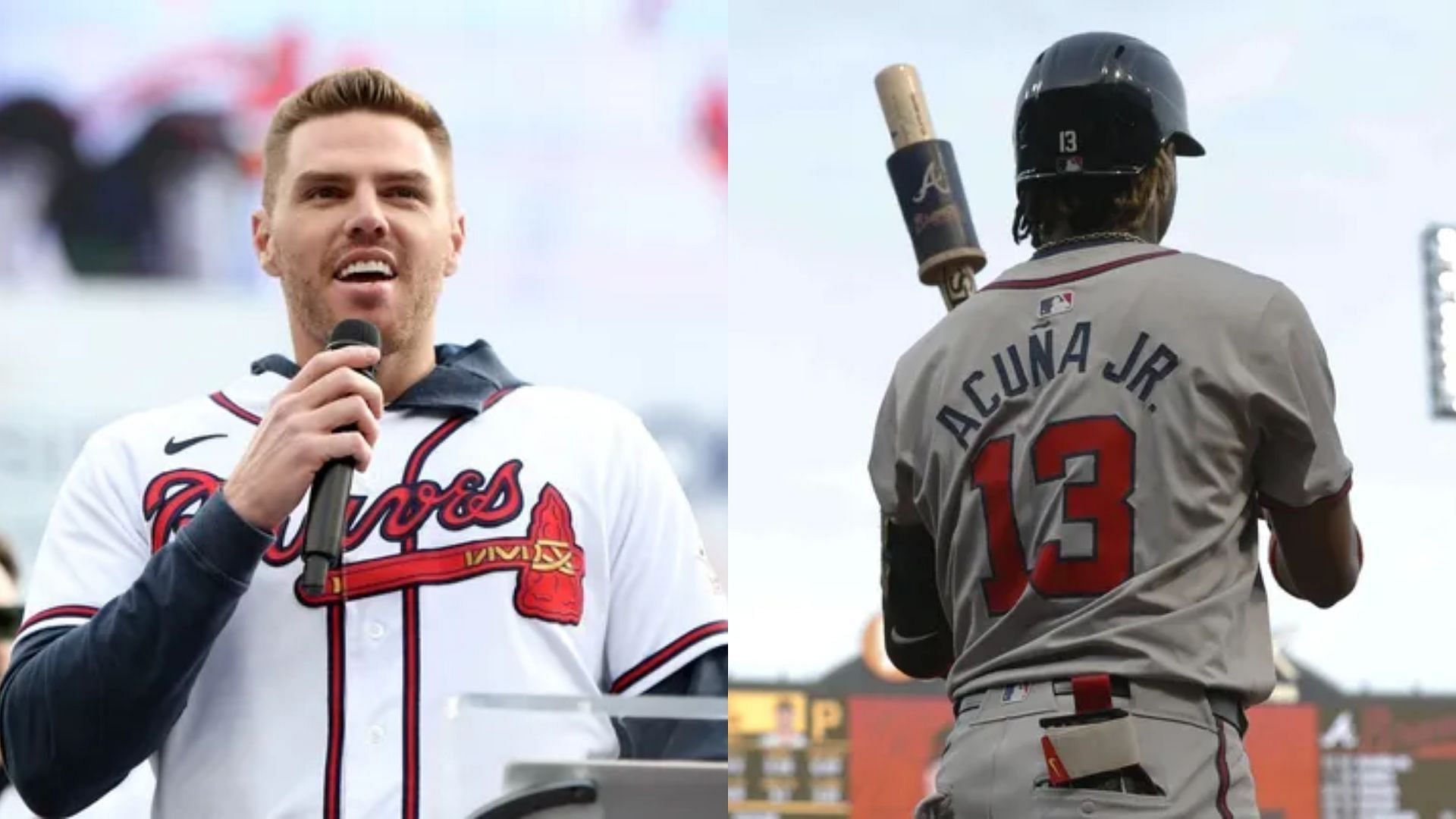 Former Atlanta Braves Slugger Freddie Freeman &amp; Ronald Acuna Jr.