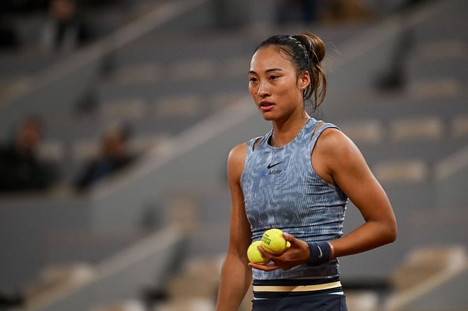 WATCH: Controversial scenes at Wuhan Open as Zheng Qinwen lashes out at linesman for interference during final vs Aryna Sabalenka