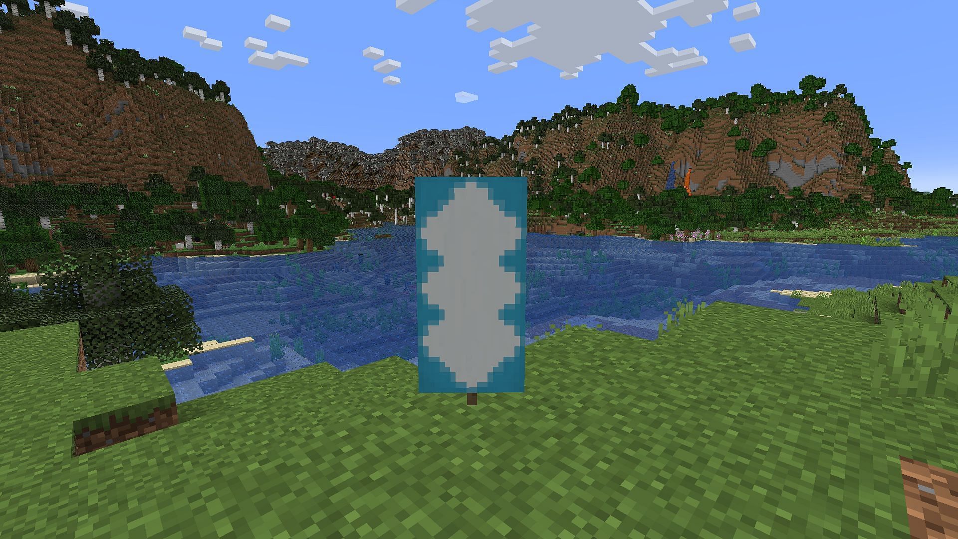 This pattern adds a fancy border to your banners. (Image via Mojang Studios)