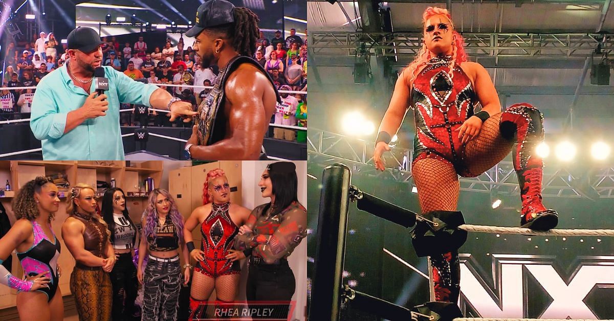 We got some big matches tonight on WWE NXT as well the return of two Hall of Famers! [Image credits: Screenshots from WWE NXT on Sony LIV]