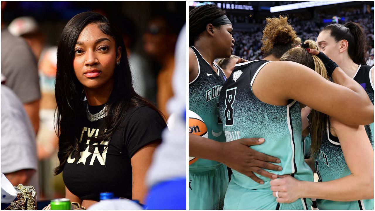 Angel Reese reacts with one word to New York Liberty