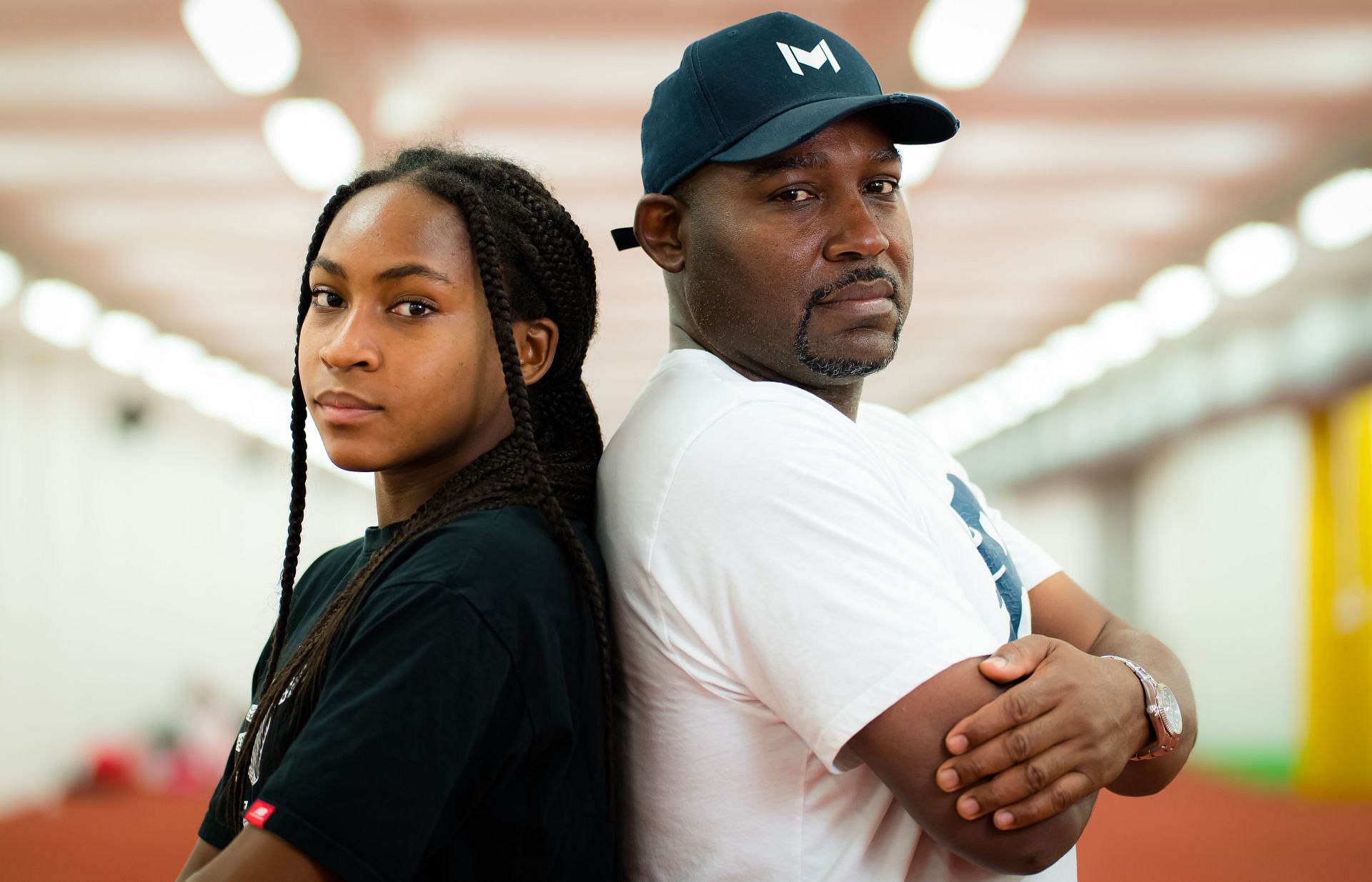 Coco Gauff with her father Corey (Source: Getty)