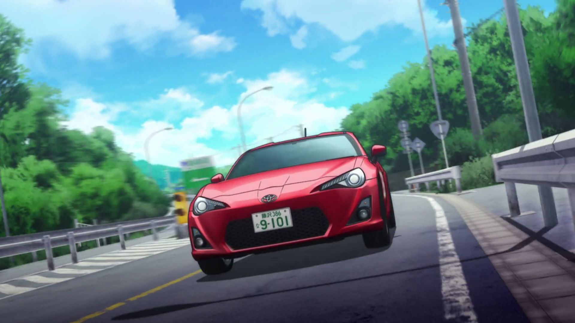 Kanata&#039;s Toyota 86 as seen in MF Ghost season 2 episode 1 (Image via Felix Film)