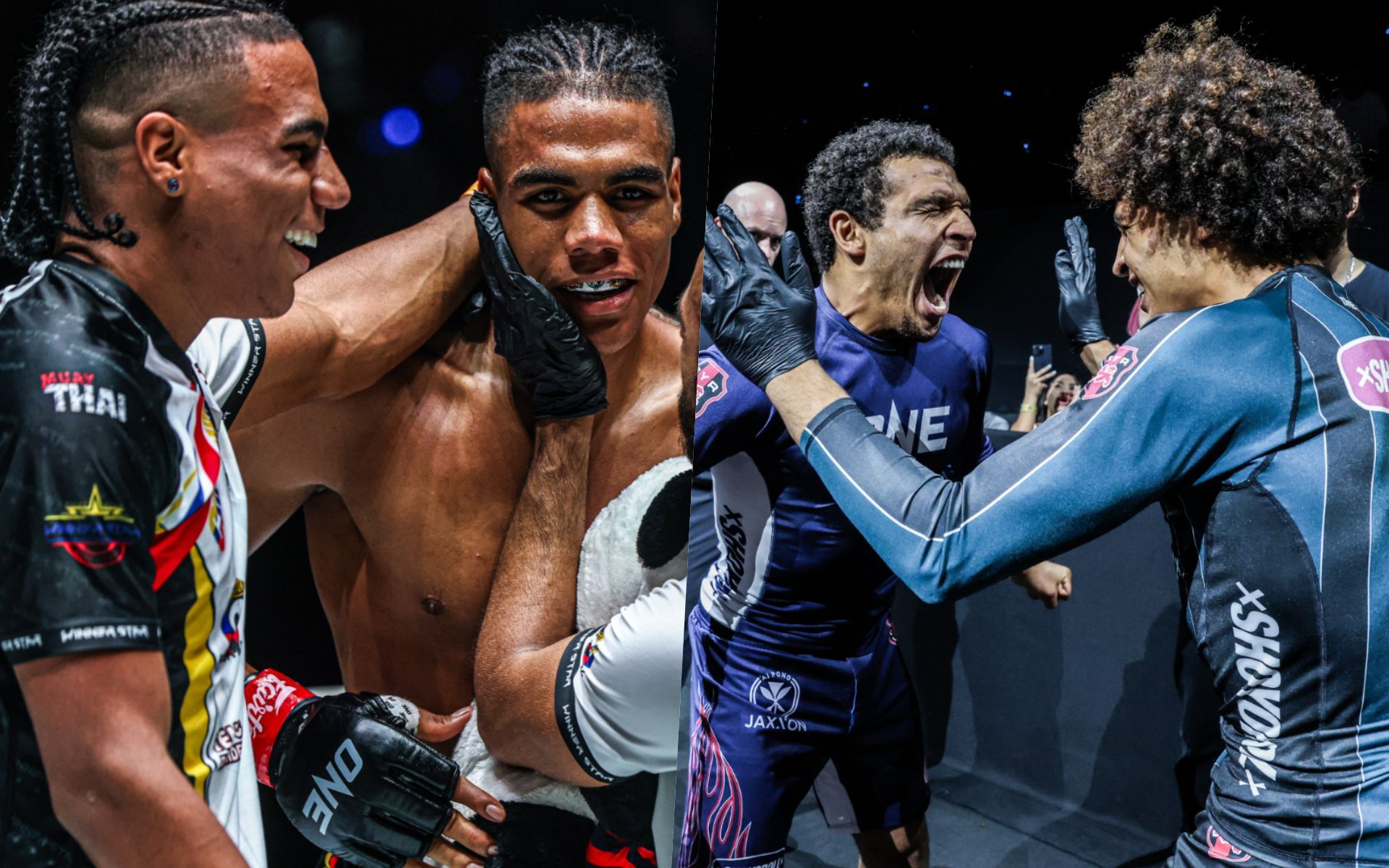 Estupinan twins (L) and Ruotolo twins (R) | Image by ONE Championship