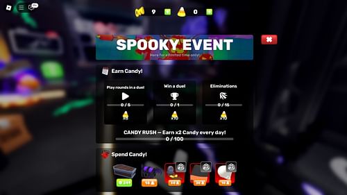 There is a new Spooky event in Roblox Rivals (Image via Roblox)