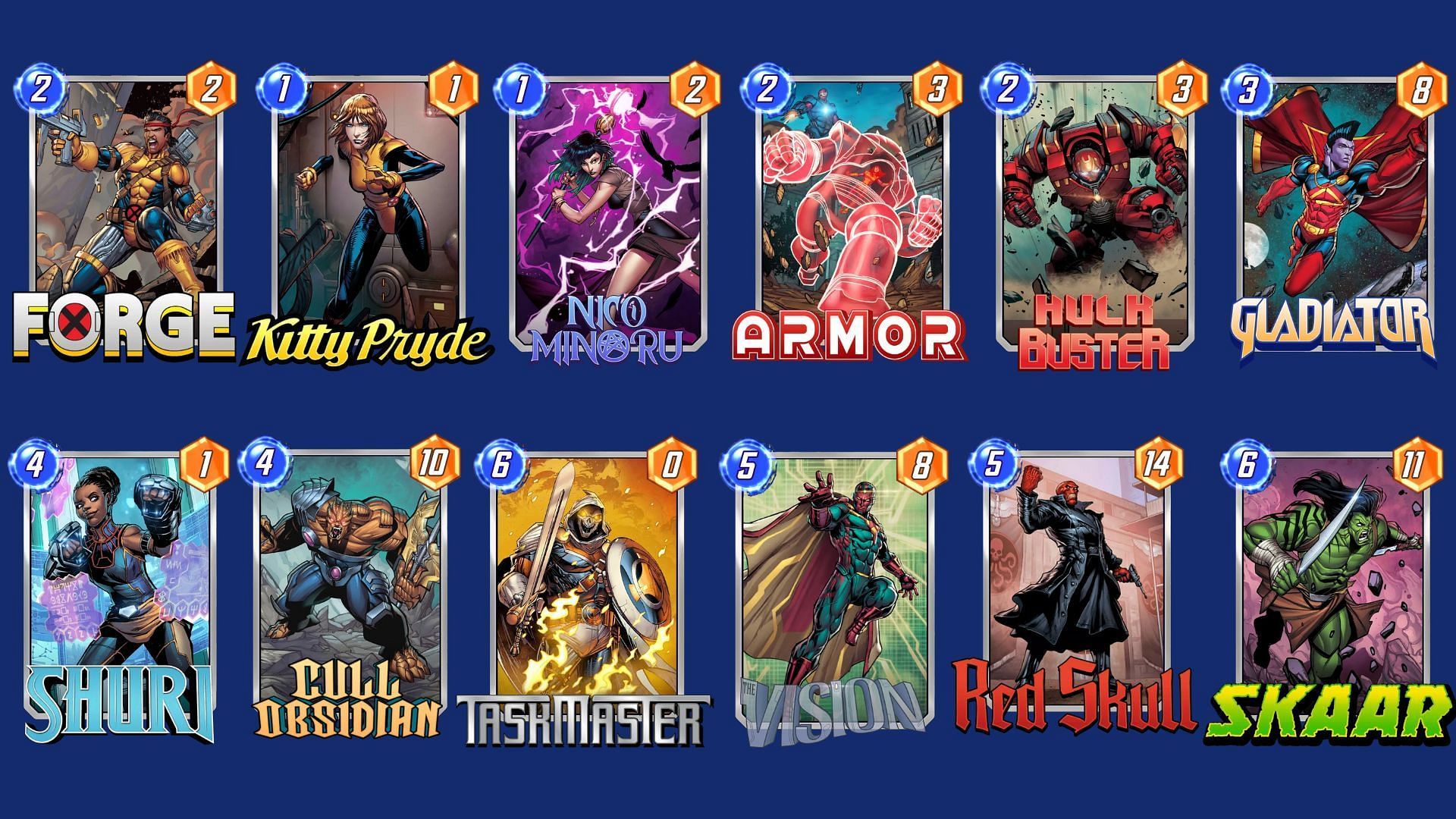 The Pryde Power Deck is another great Marvel Snap Kitty Pryde deck you should check out (Image via Nuverse)