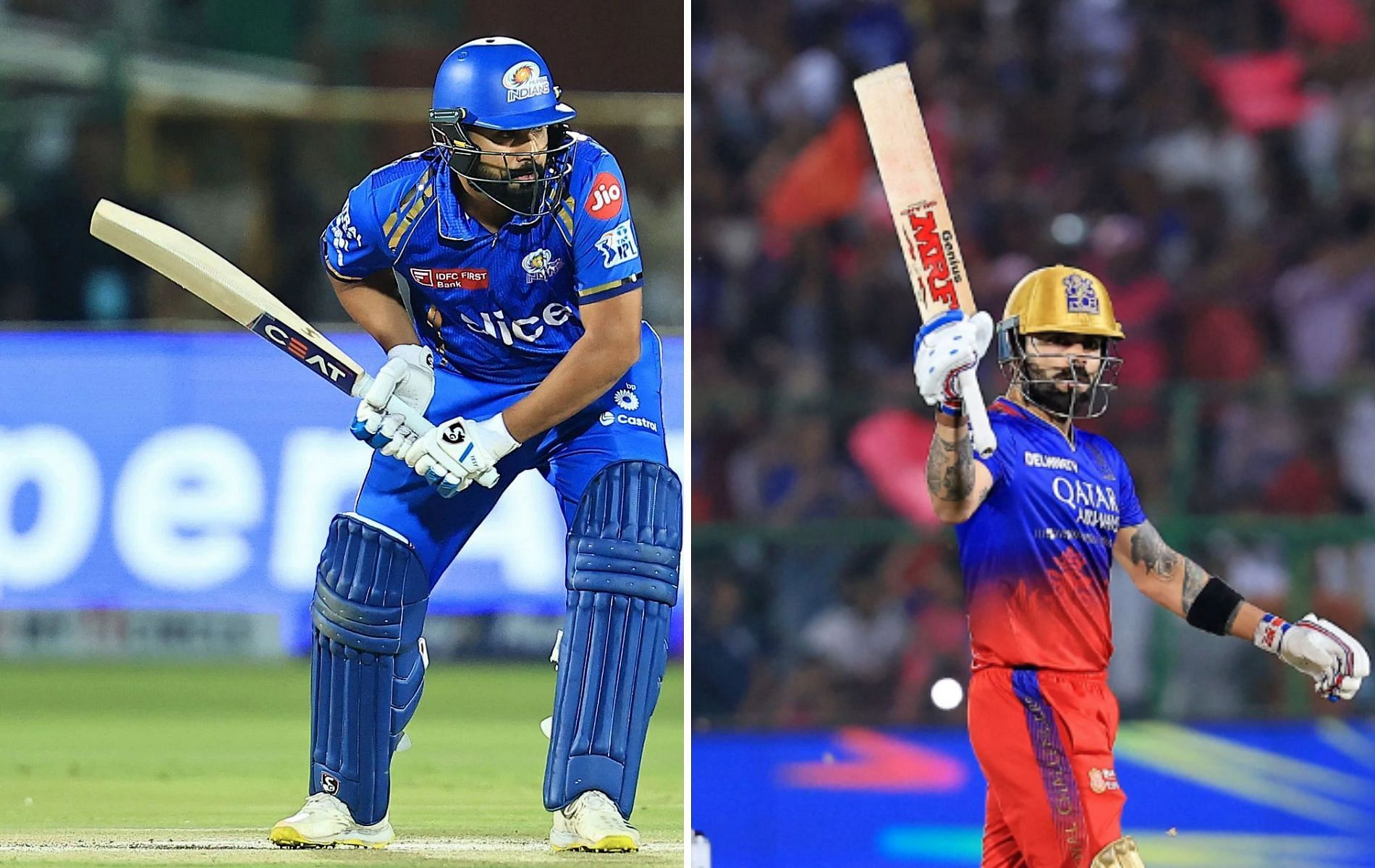 Kohli was one of several Indian players retained at a higher price than Rohit [Credit: Getty]