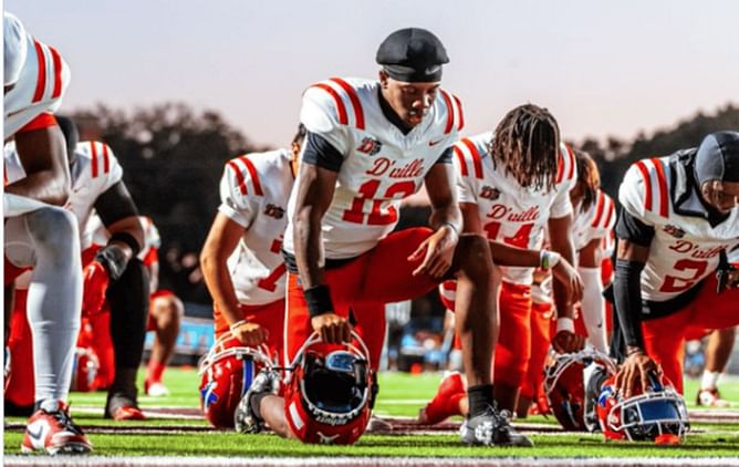 Photo: Duncanville QB Keelon Russell shares photo suggesting a "Revenge Tour" against Texas rivals DeSoto ahead of game