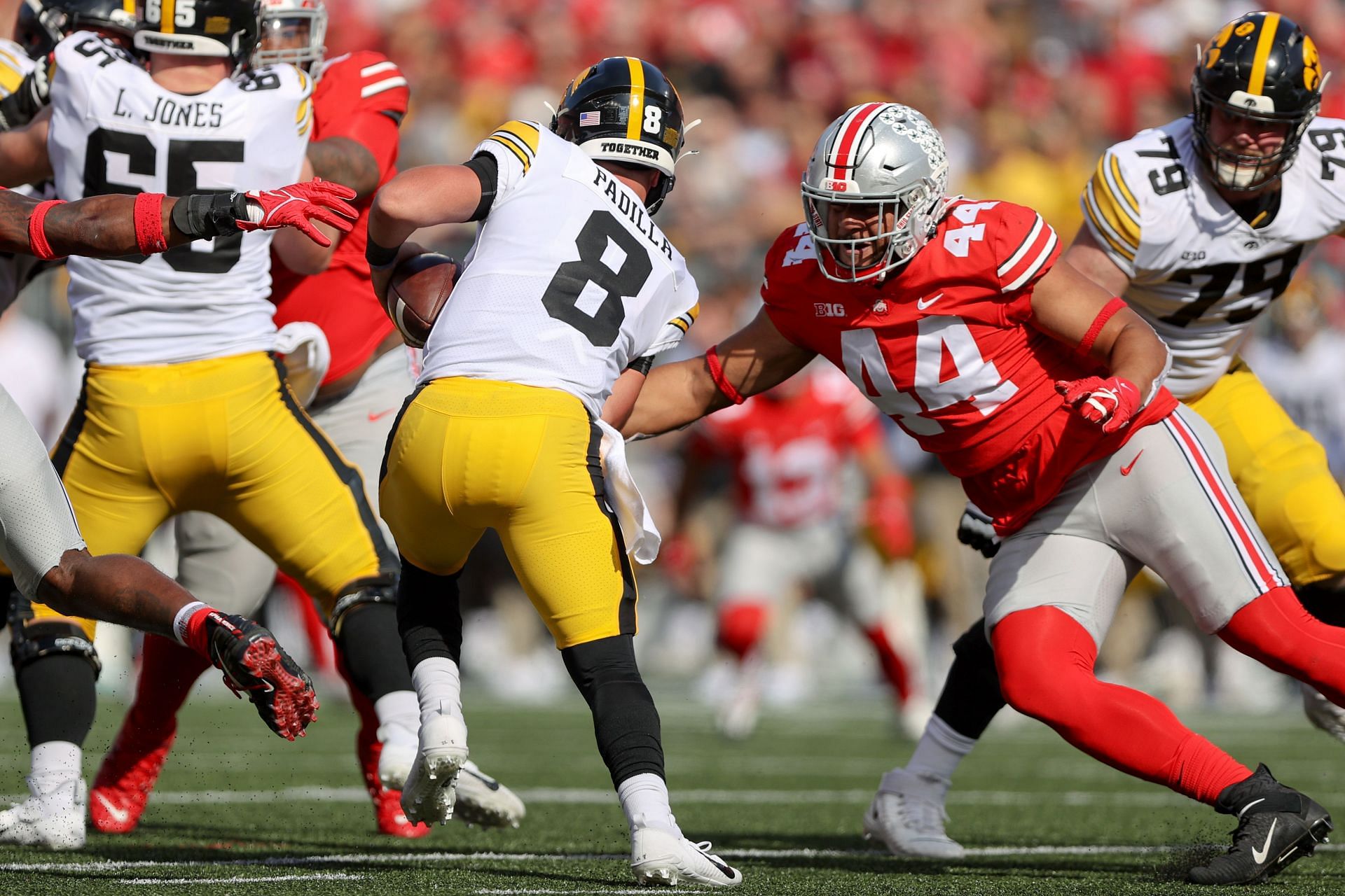 COLLEGE FOOTBALL: OCT 22 Iowa at Ohio State - Source: Getty