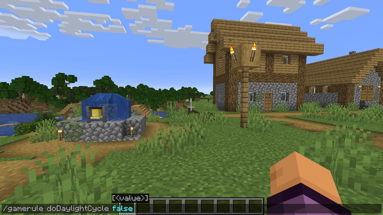 How to make it always day in minecraft