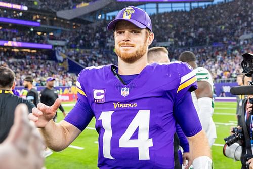 Sam Darnold at Jets at Vikings - Source: Getty