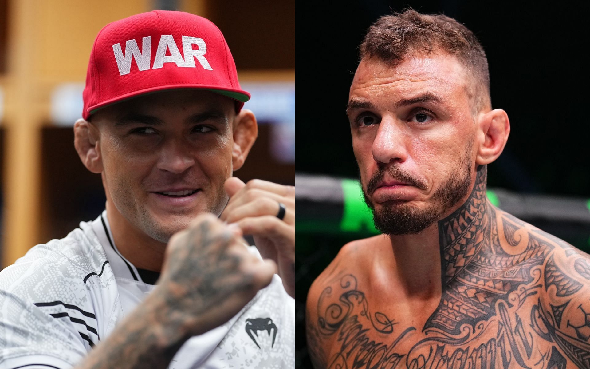 Dustin Poirier (left) and Renato Moicano (right) both train at ATT [Images courtesy: Getty Images]