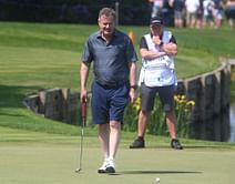 $20 million news broadcaster shows off his second net eagle shot at Alfred Dunhill Links Championship