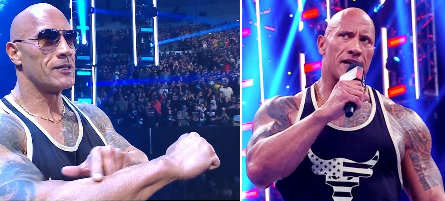 The Rock could finally return this weekend (image via WWE)