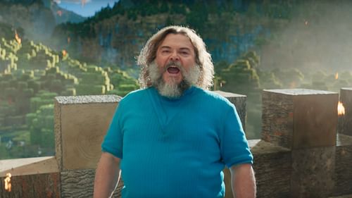 Jack Black plays the character of Steve in the movie (Image via Mojang Studios)