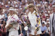 Jana Novotna (L) and Steffi Graf Wimbledon 1993 - Source: Getty