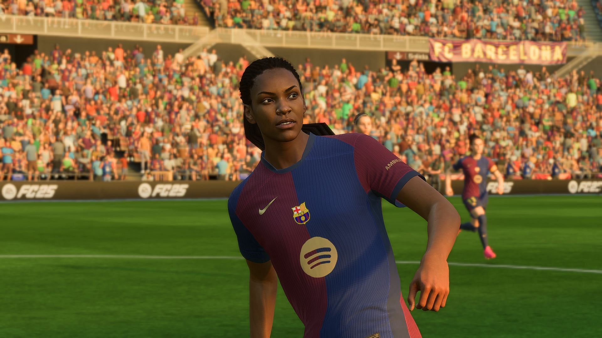 Salma Paralluelo as seen in the game (Image via EA Sports)