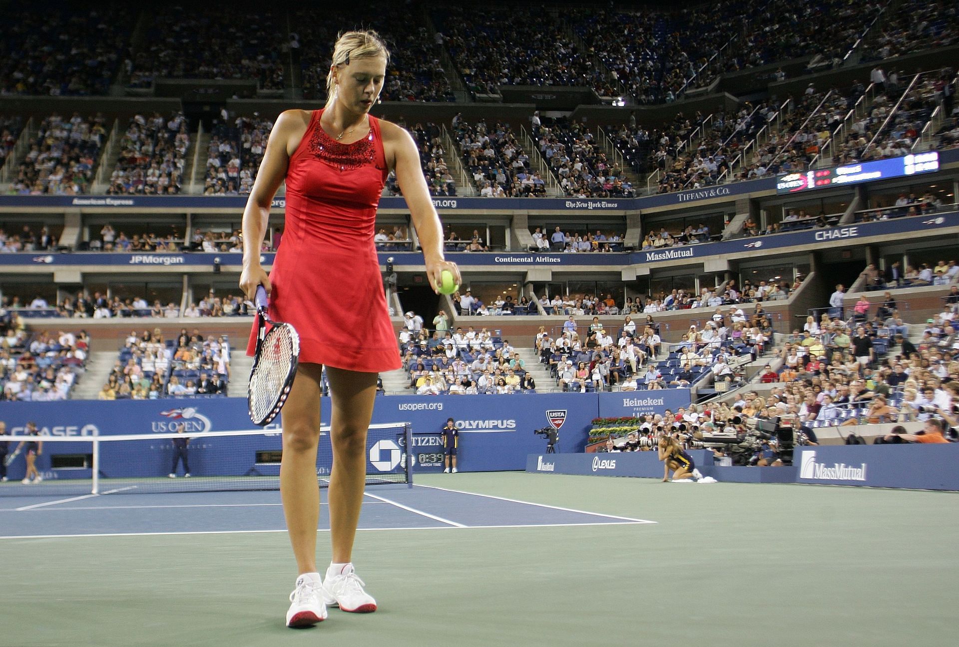 Maria Sharapova at the US Open 2007. (Photo: Getty)