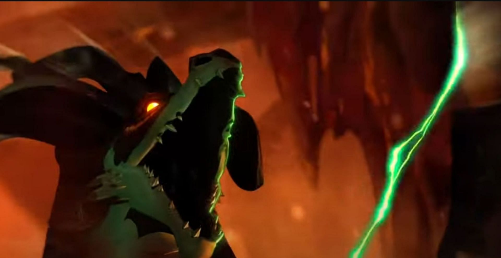 Raishan was an ancient green dragon and a member of the Chroma Conclave. (Image via Prime Video)