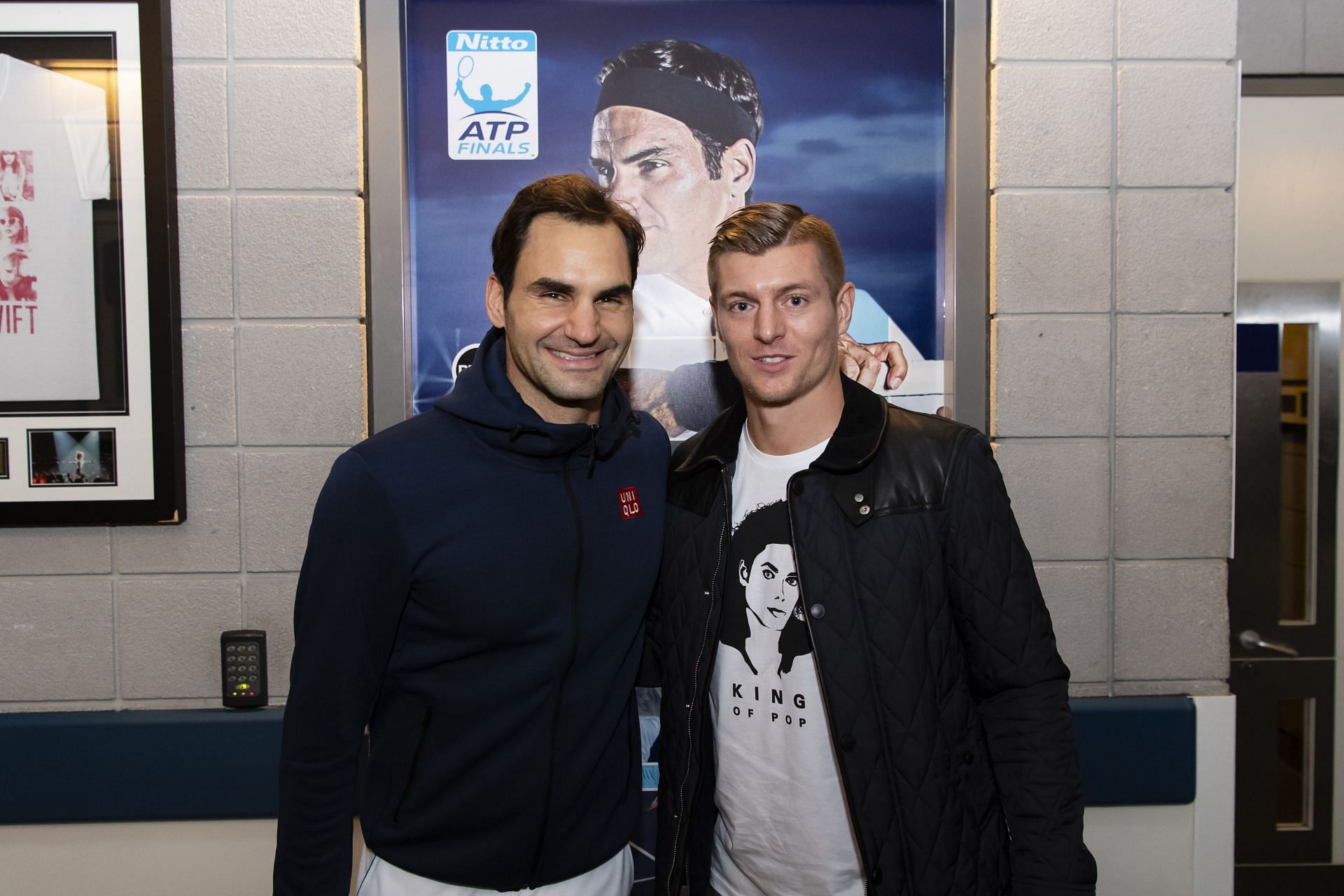 Federer poses with Toni Kroos at the Nitto ATP Finals - Day Three (Source: Getty)