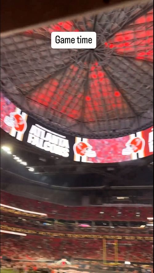 Ludacris attends the Atlanta Falcons-Tampa Bay Buccaneers game