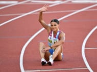 Sydney McLaughlin-Levrone at World Athletics Championships 2022 (Photo by Mustafa Yalcin/Anadolu Agency via Getty Images