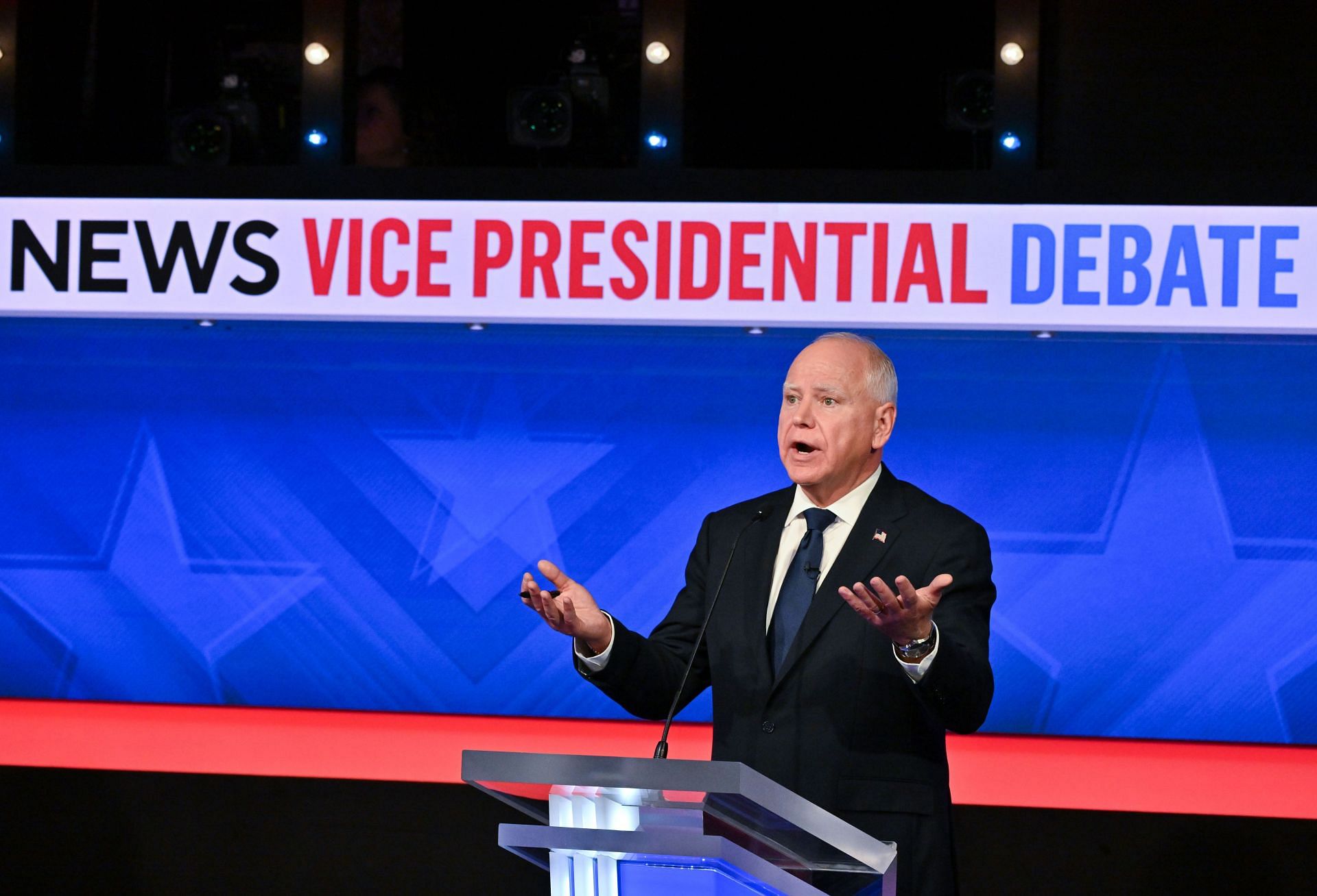 Vice Presidential Debate Between Gov. Tim Walz (D) and Sen. JD Vance (R-Ohio) - Source: Getty