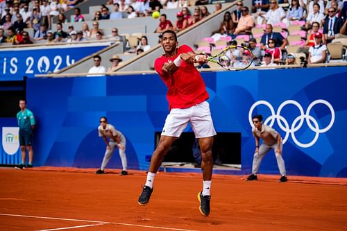 Felix Auger-Aliassime at the Paris Olympics 2024. (Photo: Getty)