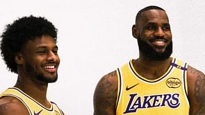JJ Redick teases possibility of LeBron James & Bronny potentially playing side by side in Lakers vs Suns preseason clash: "It's surreal"