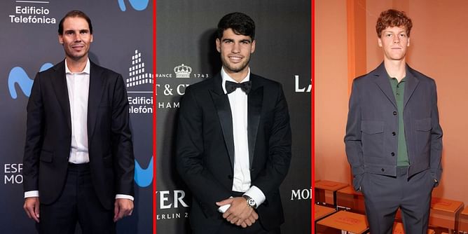 WATCH: Jannik Sinner and Carlos Alcaraz join Rafael Nadal and others in Riyadh; tennis legend interacts with young fans ahead of Six Kings Slam