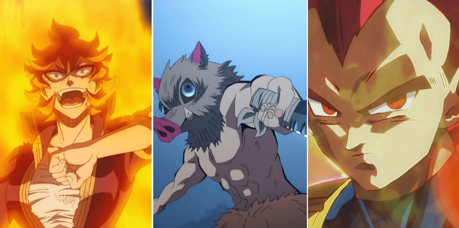 Anime characters puffed with pride (Image via Sportskeeda)