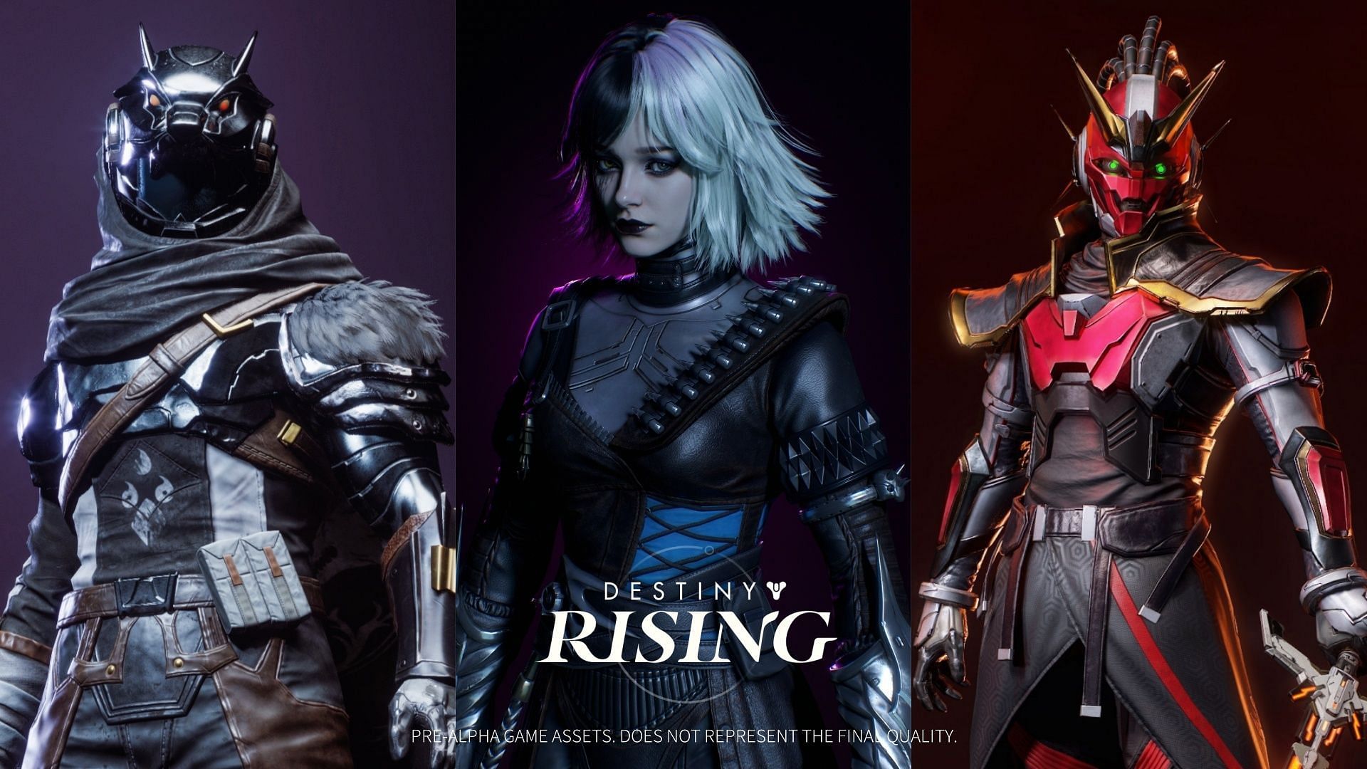 Character design of Destiny: Rising containing Iron Lords and more. (Image via NetEase Games)