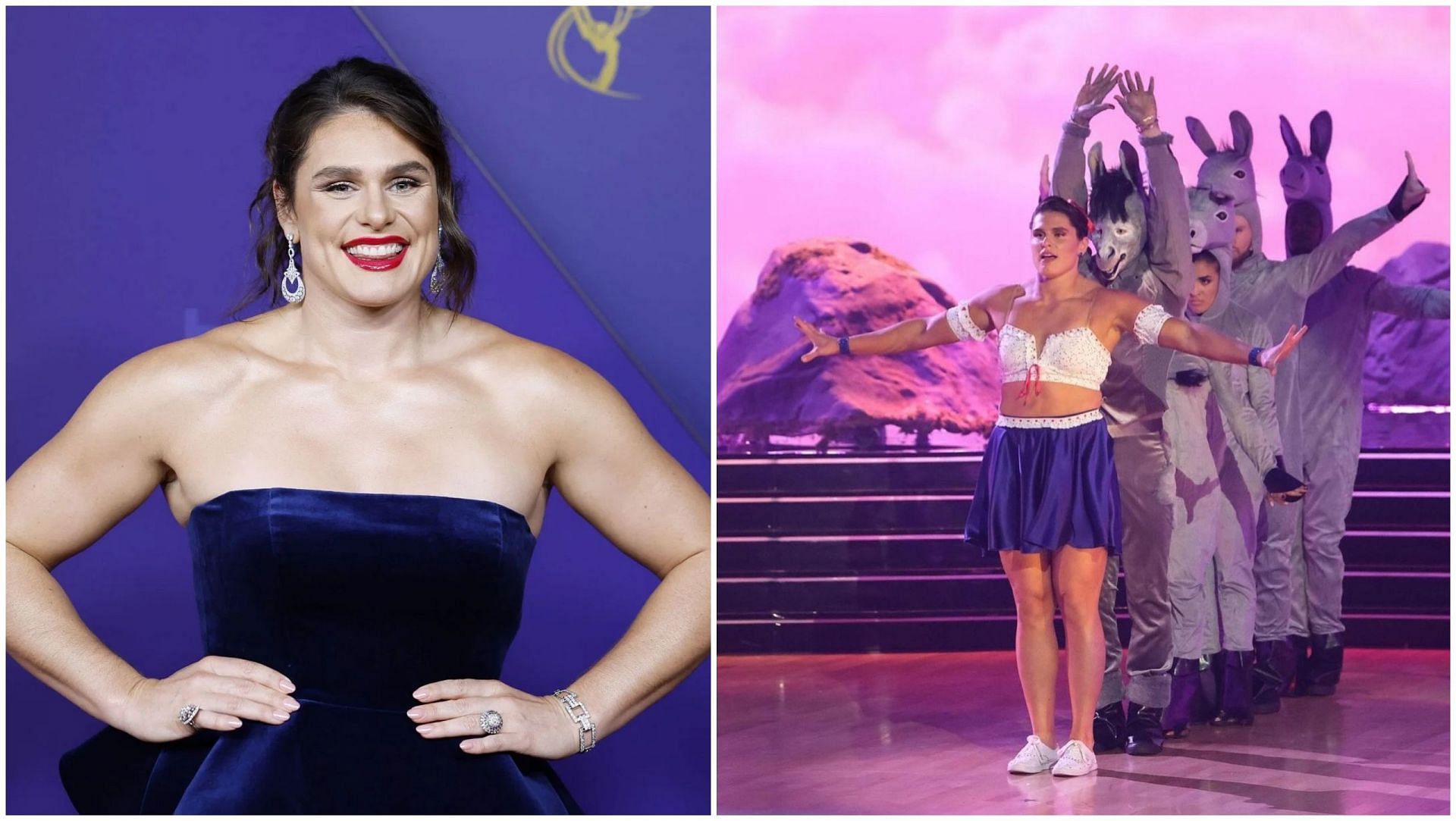 Ilona Maher channeling Luisa from Encanto in Disney Week at DWTS