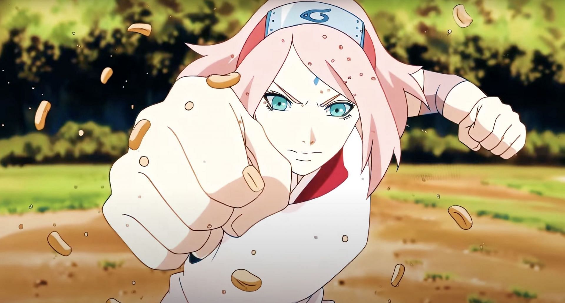 Sakura Haruno as seen in anime (Image via Studio Pierrot)