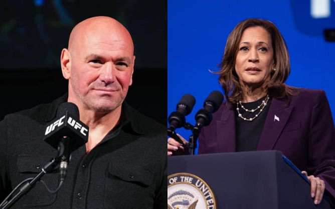 "She is the status quo" - Dana White calls out Kamala Harris' alleged "Obama playbook" during speech at Donald Trump's MSG rally