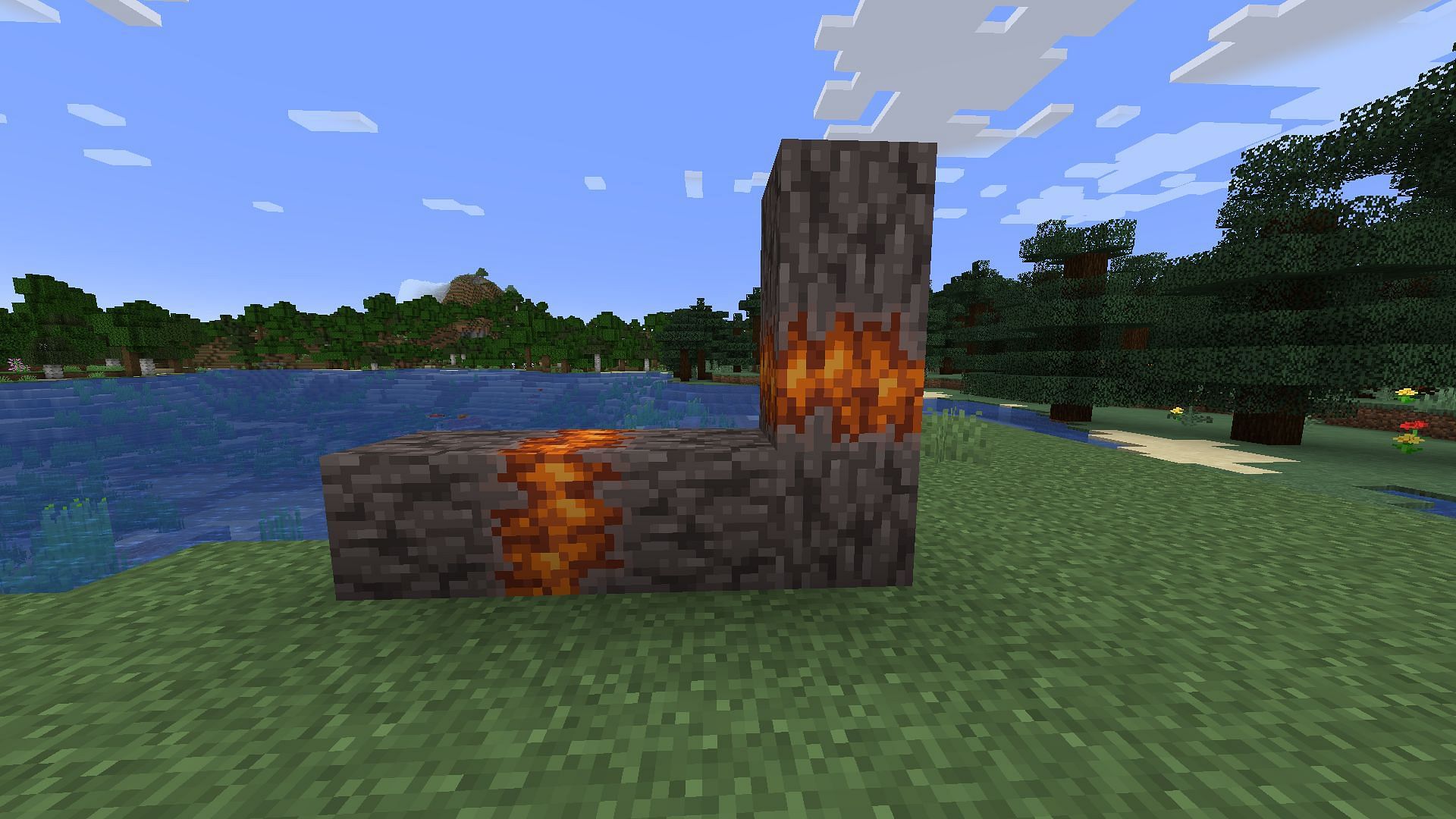 Creaking hearts must be aligned with pale oak logs/wood in order to work (Image via Mojang)