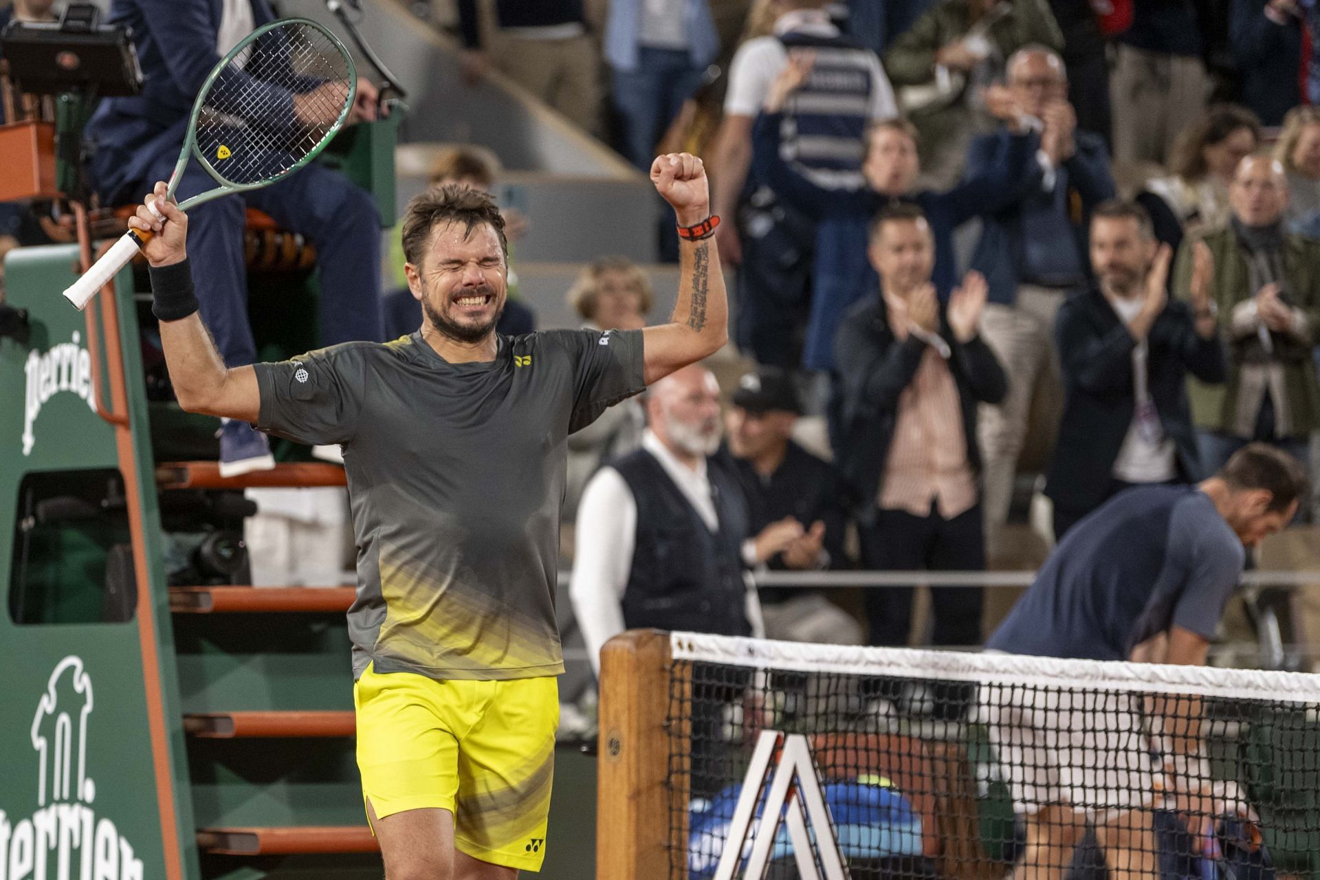 Stan Wawrinka at the French Open 2024. (Photo: Getty)