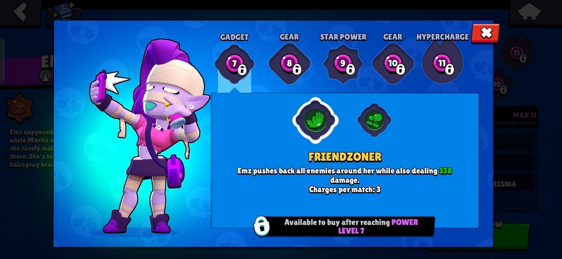 Friendzoner gadget (Image via Supercell)