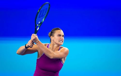 Aryna Sabalenka at the 2024 Wuhan Open. (Source: Getty)