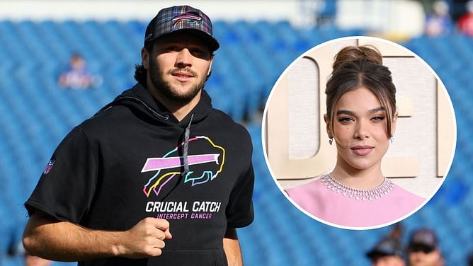 Josh Allen throws support behind Hailee Steinfeld's post after girlfriend reps Bills in Beau Society celebration