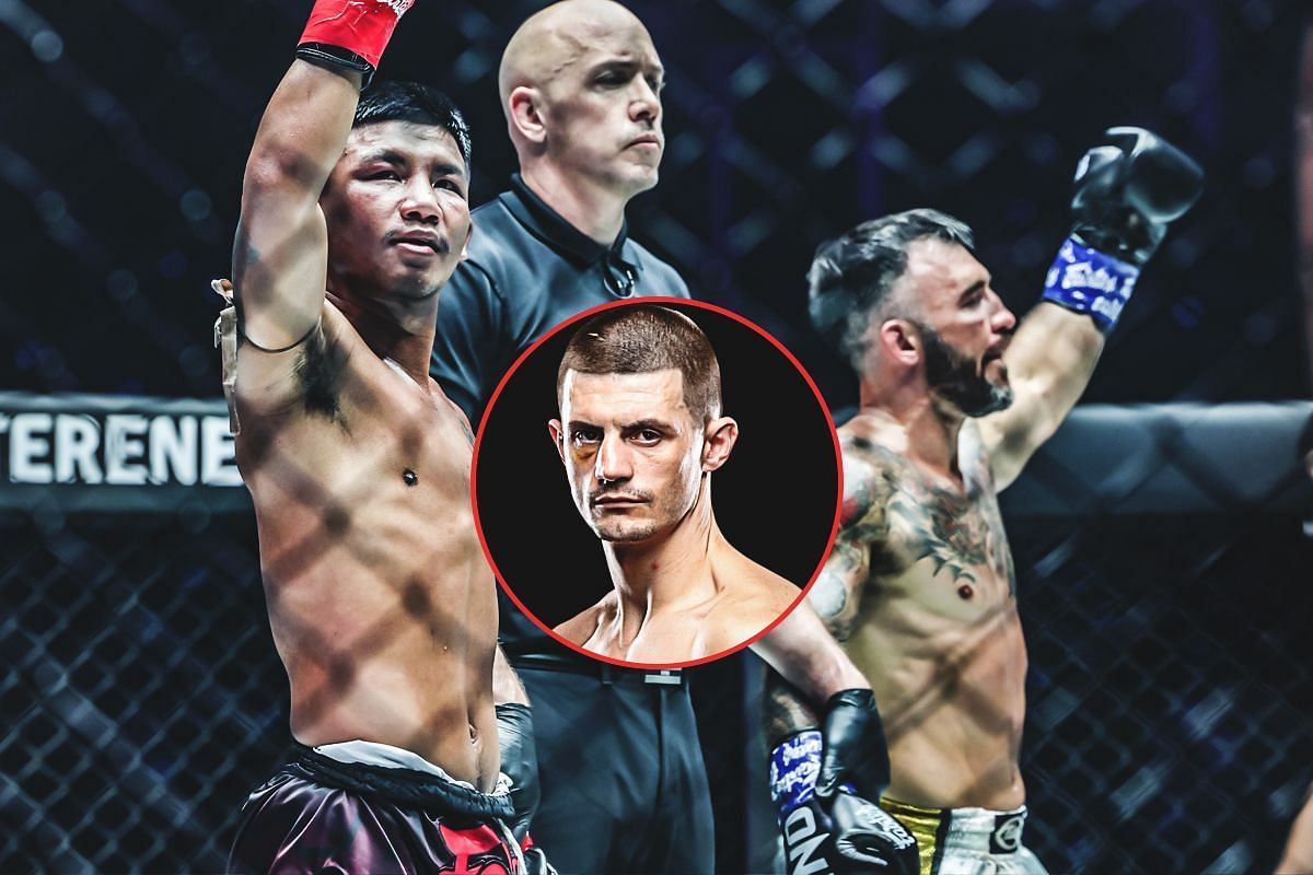 Rodtang Jitmuangnon, Jacob Smith, Denis Puric - Photo by ONE Championship