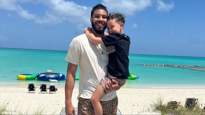 Photo: Celtics superstar Jayson Tatum shares adorable Deuce Tatum picture on Instagram