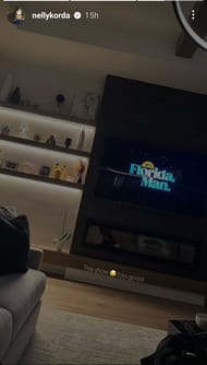 Screenshot of Nelly Korda's Instagram story | Instagram@nellykorda