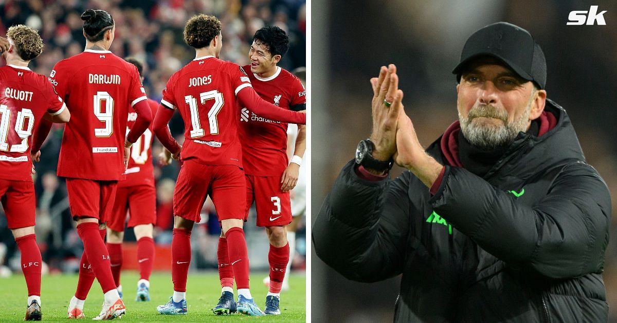 Wataru Endo may be nearing the end of his time at Liverpool. [Getty]