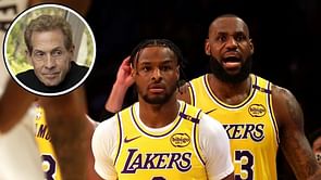 Skip Bayless drops heartfelt reaction after LeBron James and Bronny James make "special" NBA history