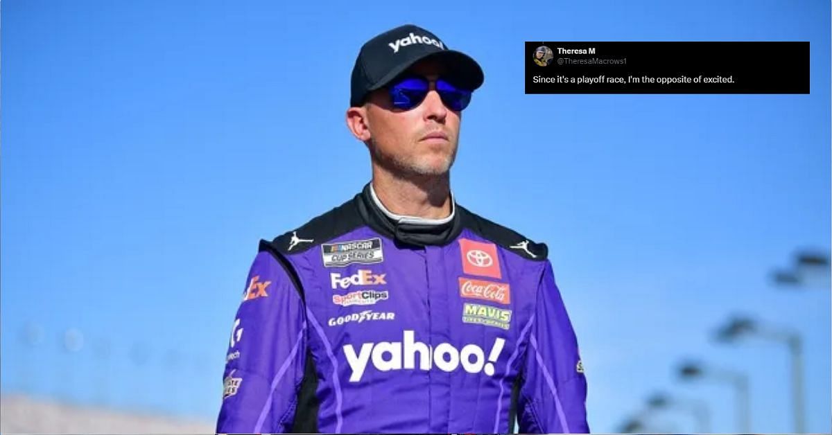 Denny Hamlin reacting to the softest tire news for Martinsville 