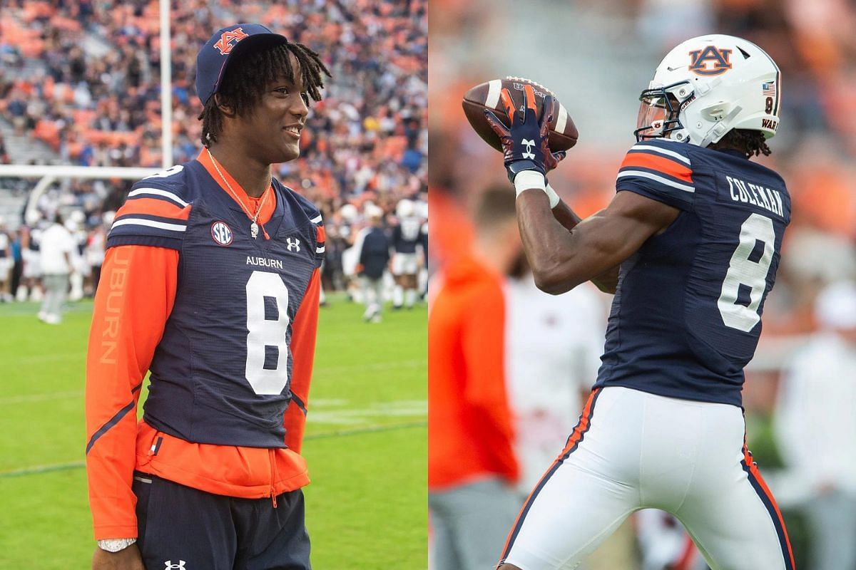 Is Cam Coleman playing today? Auburn WR