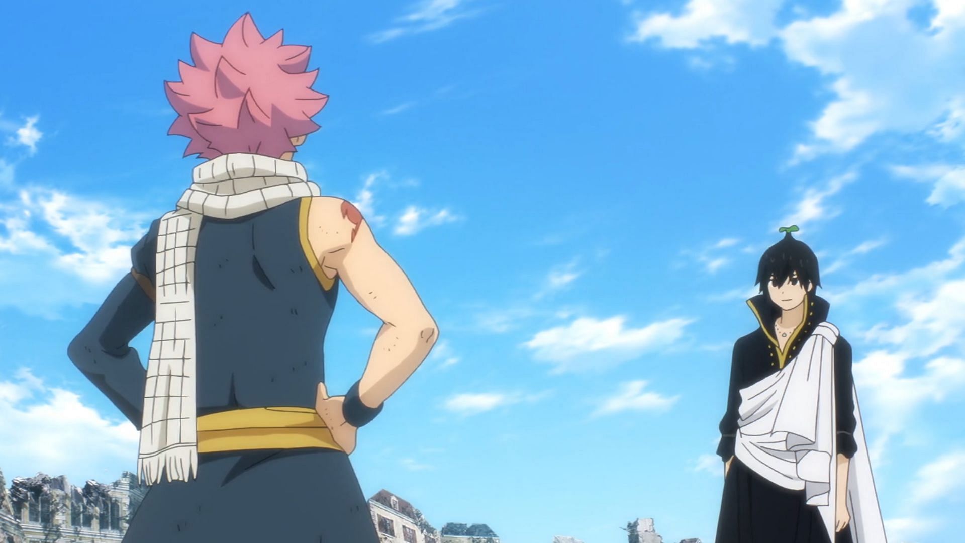 Fairy Tail 100 Years Quest episode 16: Fairy Tail guild faces off against the God (Image via J.C. Staff)Seeds as Aldoron goes on a rampage (Image via J.C. Staff)